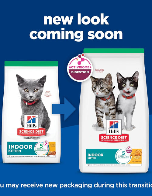 Load image into Gallery viewer, Dry Cat Food, Kitten, Indoor, Chicken Recipe, 3.5 Lb. Bag
