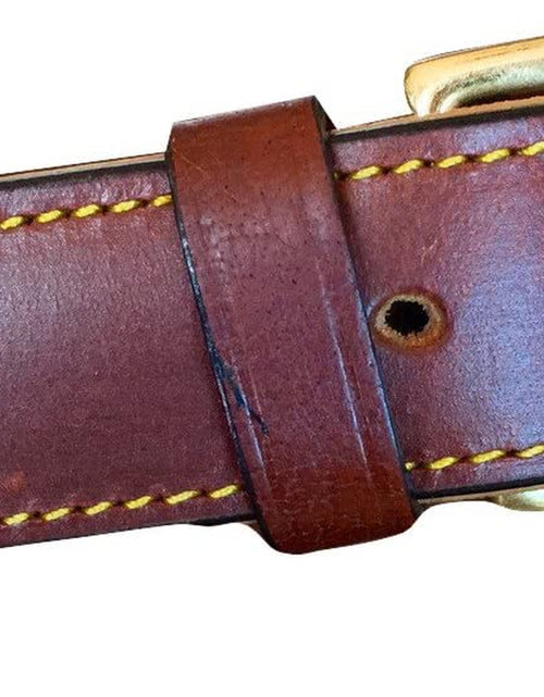 Load image into Gallery viewer, Padded Leather Dog Collar, Large Brown, Real Genuine Leather, 24" Long X 1.5 Wide, Fits Neck Size 18" to 21" Inches
