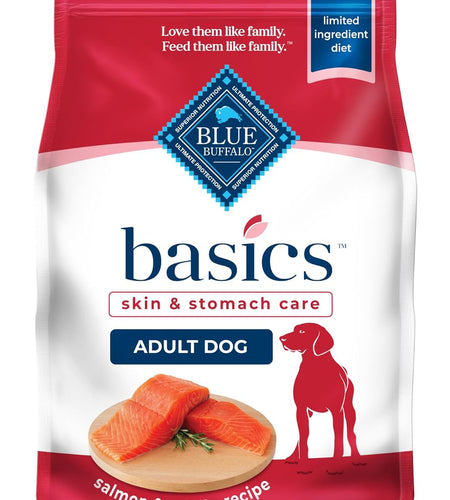 Basics Grain-Free Dry Dog Food for Adult Dogs, Limited Ingredient Diet, Salmon Recipe, 22-Lb. Bag